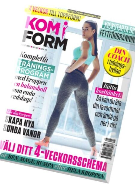 Kom i Form – Nr.5, 2017 Cover
