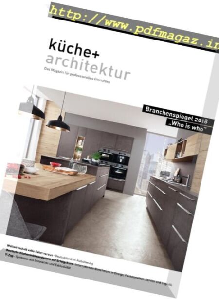 Kuche & Architektur – N 6, 2017 Cover
