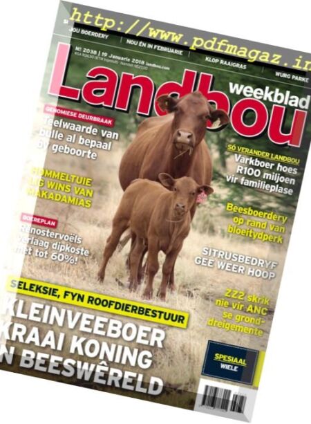 Landbouweekblad – 22 Januarie 2018 Cover