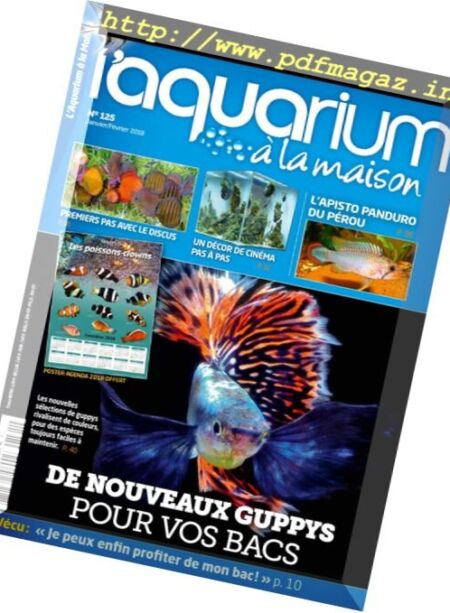 l’Aquarium a la Maison – janvier-fevrier 2018 Cover