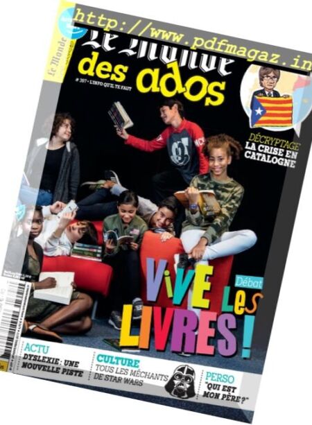 Le Monde des Ados – 29 novembre 2017 Cover
