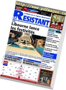 Le Resistant Sud Gironde – 7 decembre 2017