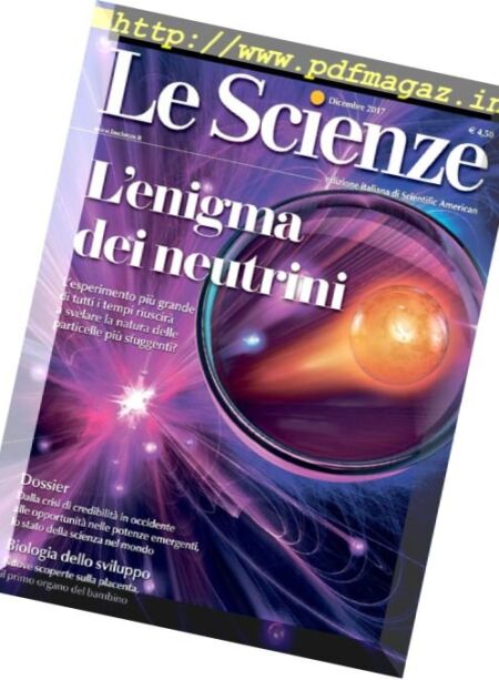 Le Scienze – Dicembre 2017 Cover