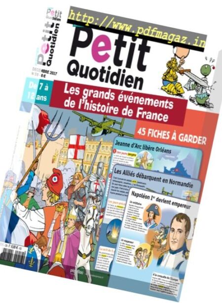 Les Fiches du Petit Quotidien – Decembre 2017 Cover
