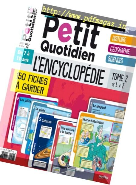 Les Fiches du Petit Quotidien – Hors-Serie N.11 – Aout 2017 Cover