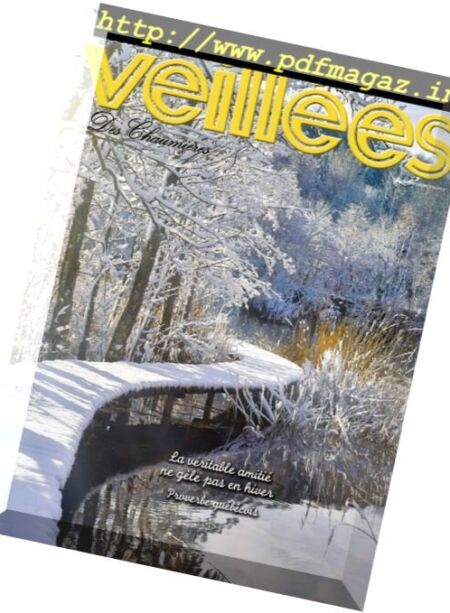 Les Veillees des chaumieres – 9 janvier 2018 Cover