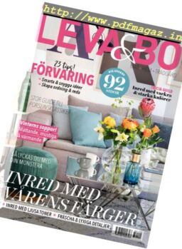 Leva & bo – 13 januari 2018