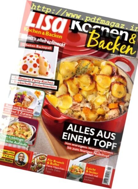 Lisa Kochen & Backen – Januar 2018 Cover