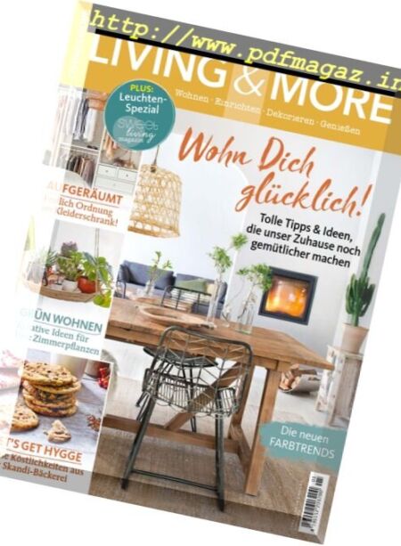 Living & More – Januar 2018 Cover