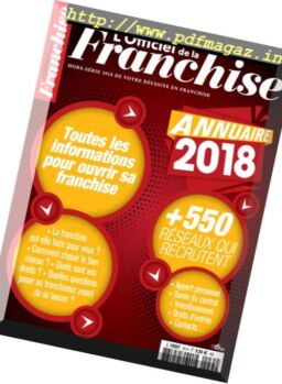 L’Officiel de la Franchise – Annuaire de la Franchise 2018
