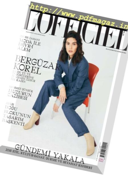 L’Officiel Turkey – Aralik 2017 Cover