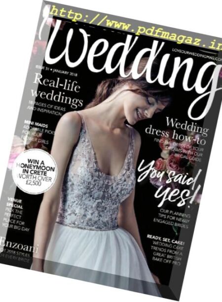 Love Our Wedding – January 2018 Cover