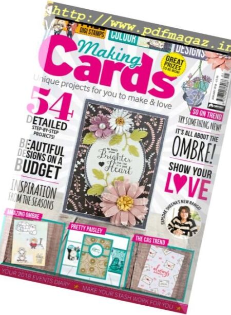Making Cards – January 2018 Cover