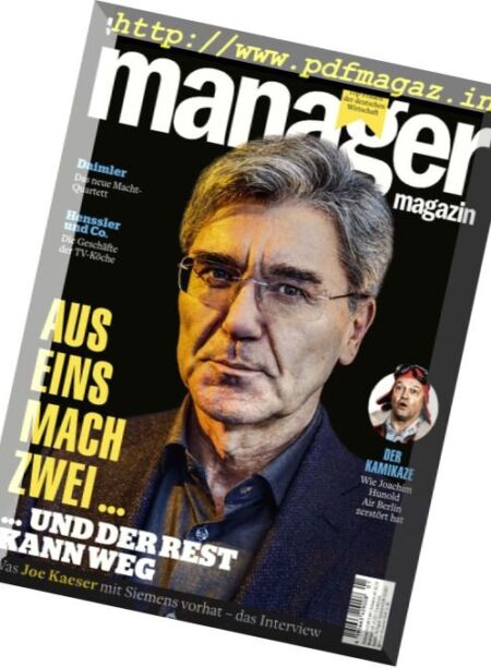 Manager Germany – Januar 2018 Cover