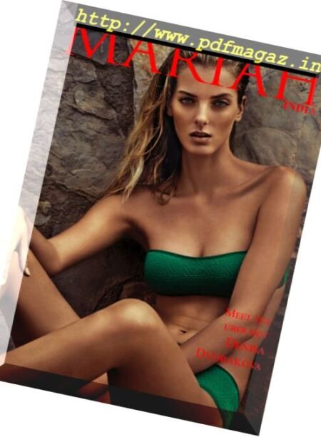 Mariah Mag (India) – December 2017 Cover