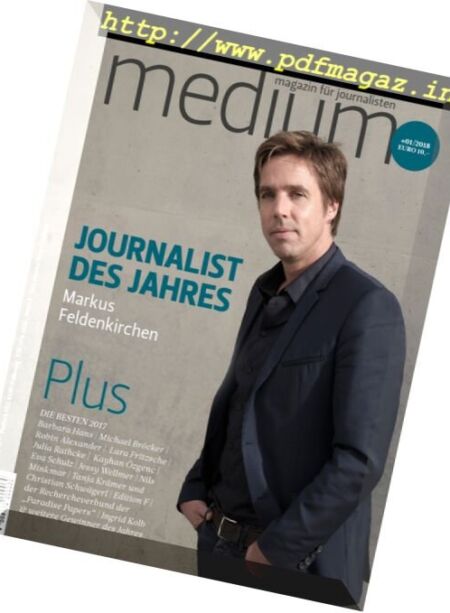 Medium Magazin – Dezember 2017 Cover