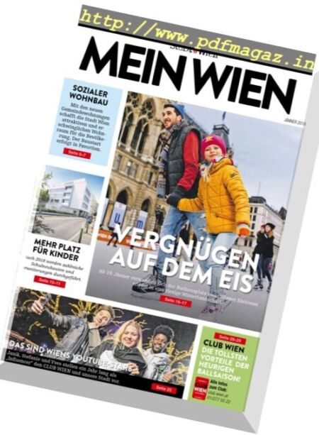 Mein Wien – Januar 2018 Cover