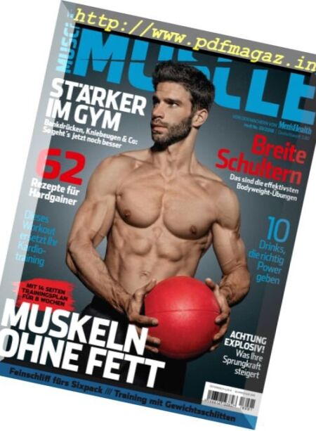 Men’s Health Muscle – Januar 2018 Cover