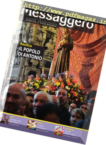 Messaggero di sant’ Antonio – Gennaio 2018 Cover