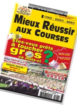 Mieux Reussir aux Courses – 26 janvier 2018