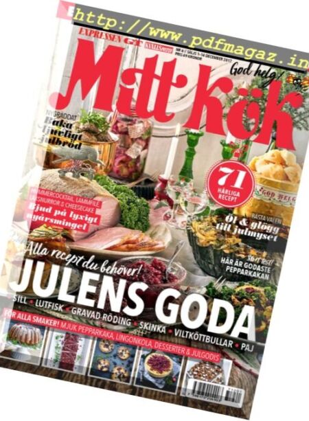 Mitt kok – december 2017 Cover