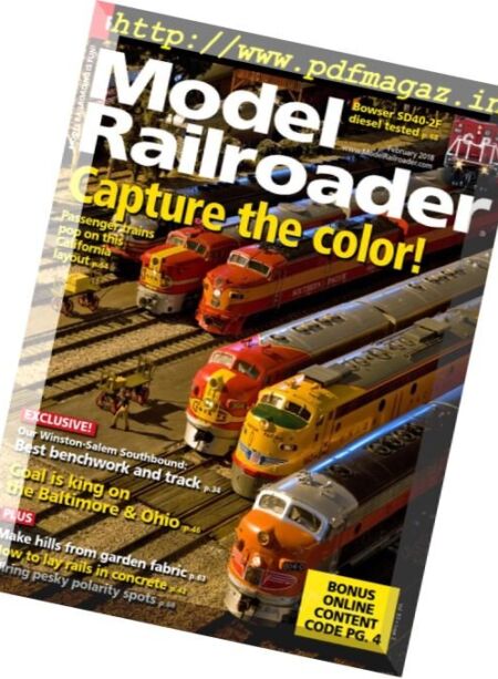 Model Railroader – February 2018 Cover