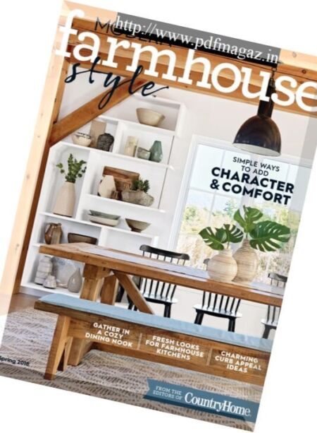 Modern Farmhouse Style – January 2018 Cover