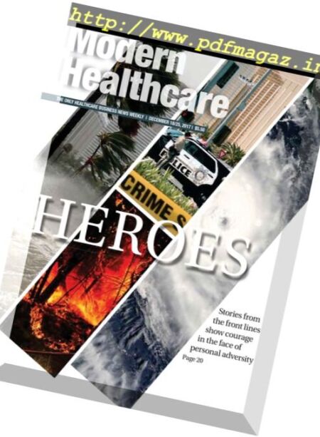Modern Healthcare – 18 December 2017 Cover