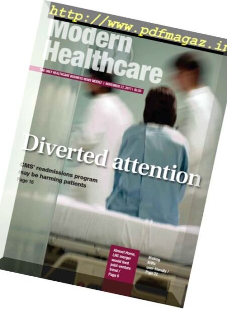 Modern Healthcare – 27 November 2017 Cover