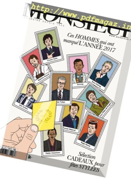 Monsieur – 1 decembre 2017 Cover