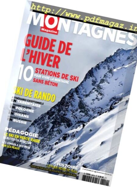 Montagnes Magazine – decembre 2017 Cover