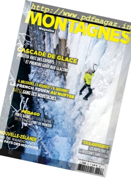 Montagnes Magazine – Janvier 2018 Cover