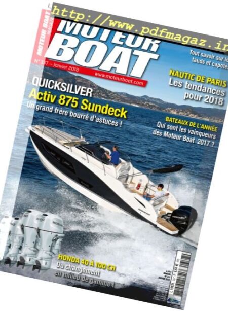 Moteur Boat – janvier 2018 Cover