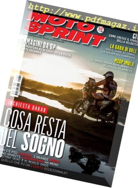 Moto Sprint – 19 Dicembre 2017 Cover