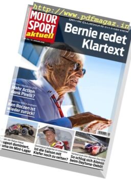 Motorsport Aktuell – 10 Januar 2018
