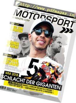 Motorsport Magazin – Dezember 2017