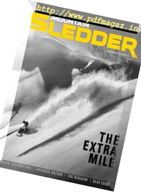 Mountain Sledder – January 2018 Cover