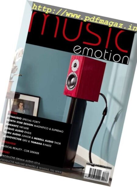 Music Emotion – Oktober 2017 Cover