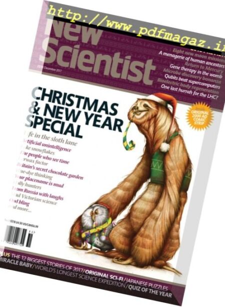 New Scientist International Edition – 22 December 2017 Cover