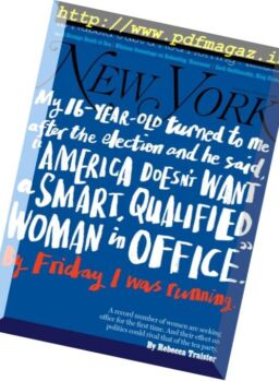 New York Magazine – 22 January 2018