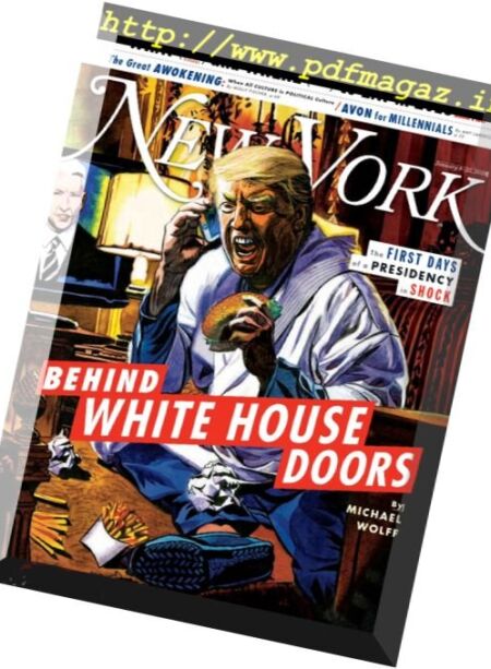 New York Magazine – 8 January 2018 Cover