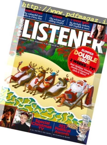 New Zealand Listener – 23 December 2017 Cover