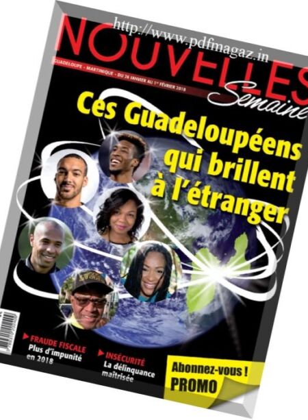 Nouvelles Semaine – 26 janvier 2018 Cover