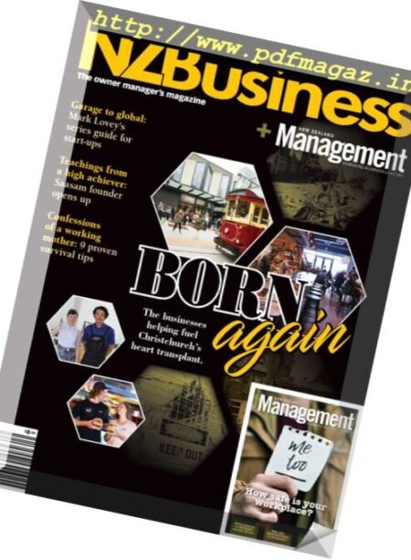 NZBusiness+Management – January 2018 Cover