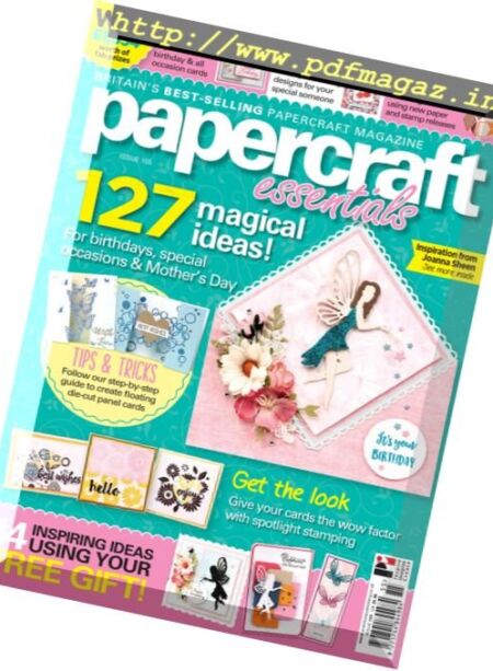 Papercraft Essentials – Issue 155, 2018 Cover