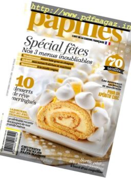 Papilles – novembre-decembre 2017