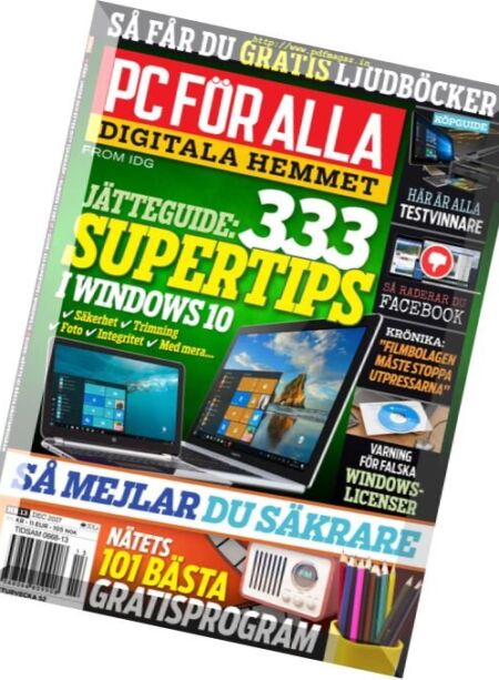 PC For Alla – Nr.13, 2017 Cover
