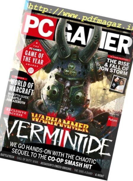 PC Gamer USA – March 2018 Cover