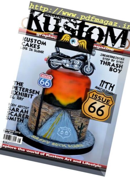 Pinstriping & Kustom Graphics English Edition – February 2018 Cover