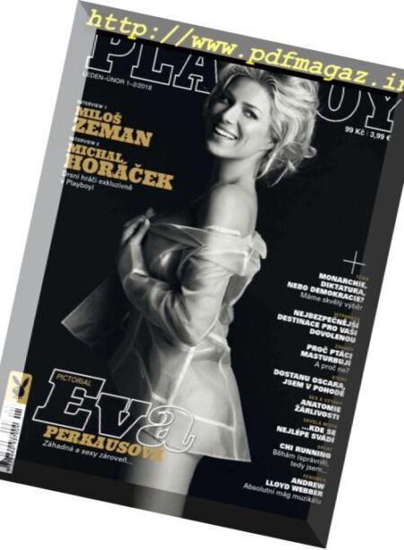 Playboy Ceska republika – Ledennor 2018 Cover